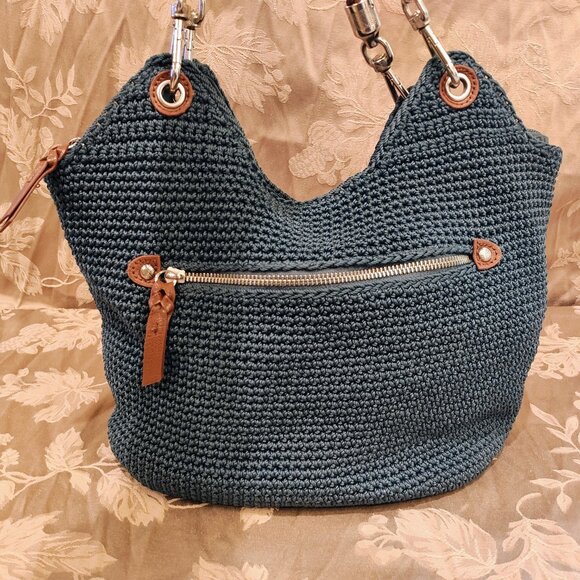 The Sak Handbags - The Sak Indio Crochet Hobo Shoulder Bag, Used